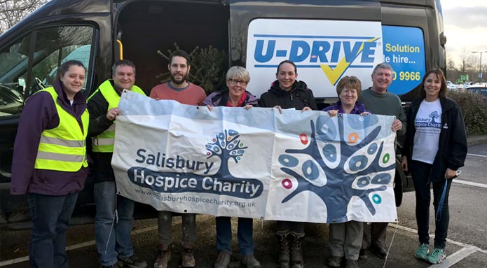 Community News: Salisbury Hospice Charity Christmas Tree Colllection a Success!