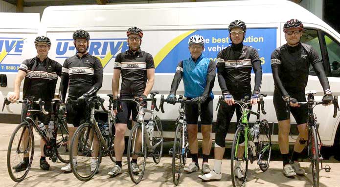 Community News: DCP Velo Complete Exeter to London Ride in Aid of 'Little Bleeders'!